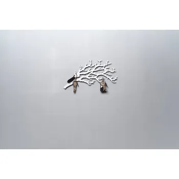 Věšák Větvička #2 BÍLÁ, moderní Věšák na klíče