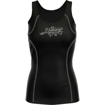 Dámský funkční nátělník LEO černá/šedá Bamboo Ultra