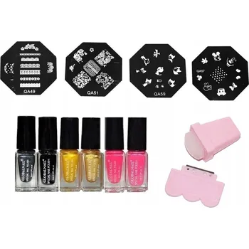 Dětské razítko DESTIČKY NA RAZÍTKA LAKY RAZÍTKO SADA Q5