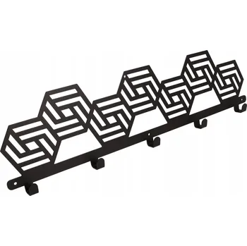 Věšák Šatní ramínko kovový Gamet černý