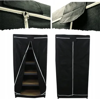 Obraz Ochranný obal / kryt na regál 180x110x45 cm, ČERNÝ, odolný