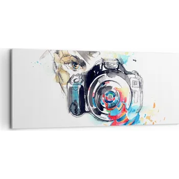 Obraz Foto obraz na plátně 100x40 abstrakce do obýváku ložnice na zeď velký