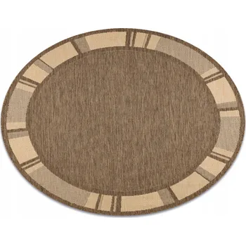 Koberec KOBEREC TKANÝ JUTOVÝ KOBEREC, 120 cm, RÁMEČEK #DEV223