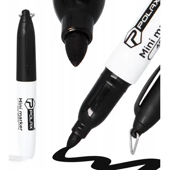 Permanentní popisovač Polax černý 1 ks