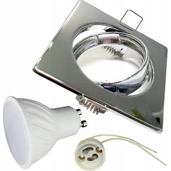 Stropní zapuštěné svítidlo LED-ONE 5 W GU10 stříbrné