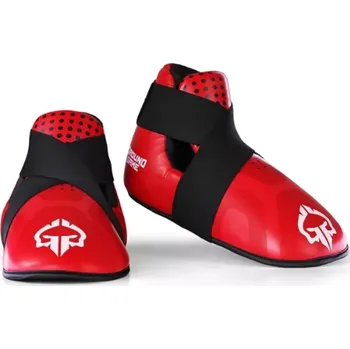 Chránič holeně pro bojový sport CHRÁNIČE NOHOU GROUND GAME CYBORG - ČERVENÁ Barva: Červená, Velikost: L