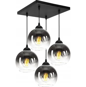 Závěsné svítidlo Fibram Lighting GLASS 4 - 4 žárovky E27