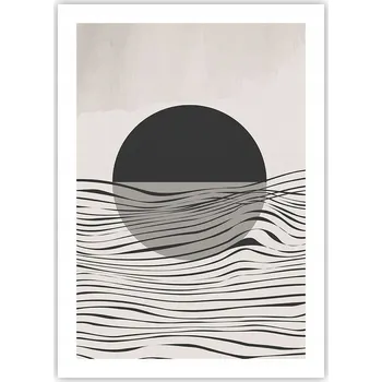 Obraz Plakát bez rámu do obýváku ložnice 50x70 abstrakce moderní módní obraz