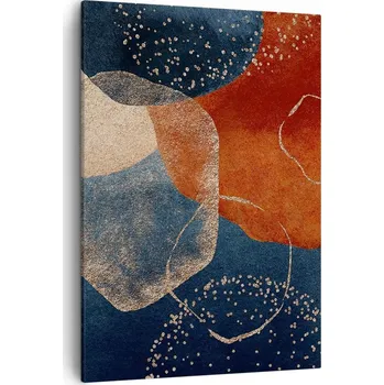 Obraz Obraz na plátně do obýváku ložnice 50x70 abstrakce obrazy na zeď