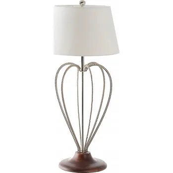 Lampička Dekoria Stolní lampa Diva, stříbrná