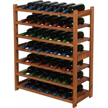 Dílenský regál Dřevěný skladový regál Wamar-Sosenka 85,5 x 70 x 33 cm, max. nosnost 50 kg na polici