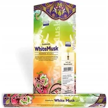 Vonná tyčinka TYČINKOVÉ VONNÉ TYČINKY DARSHAN WHITE MUSK 20 kusů