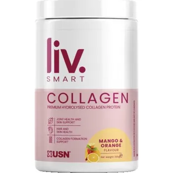 Kloubní výživa USN LivSMART Collagen 330g Pomeranč, Mango + DÁREK