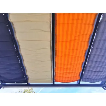 Pergola Gutta Stínění k pergole Terrassendach Original 1155 mm Bílá