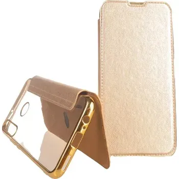 Pouzdro na mobilní telefon Electro book Huawei P40 Lite E Zlaté