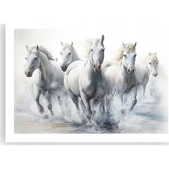 Obraz Plakát bez rámu do obýváku, ložnice 70x50 koně moderní módní obraz