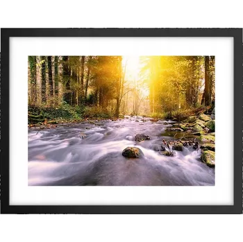 Obraz Obraz plakát v černém rámu do obýváku 40x30 krajina foto na zeď