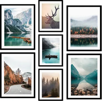 Obraz Plakát Sada 7 plakátů bez rámu, 100 x 100 cm