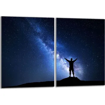 Kuchyňské prkénko Krájecí deska TMK ArtDeko sklo 2 ks