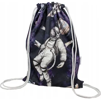 Dětský batoh Vak batoh do školky SE JMÉNEM - Astronaut Granátová
