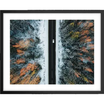 Obraz Foto obraz plakát na zeď v černém rámu 50x40 krajina do obýváku