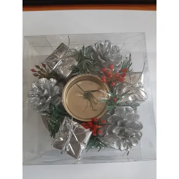 Svícen Dekorativní svícen Dekorace Vánoční ozdoba na svíčku