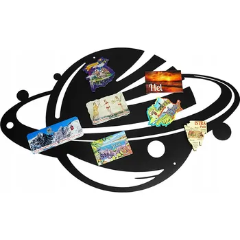 Kancelářský nábytek Magnetická tabule na zeď 50 cm Černá magnetická tabule SATURN