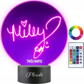 Lampička Noční lampa Plexido vícebarevná