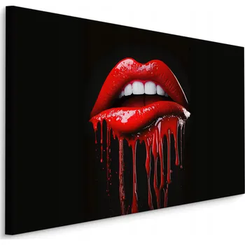 Obraz Obraz na zeď Červené RTY Abstrakce 3D 70x50