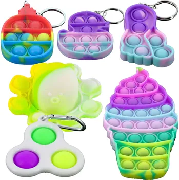 POP IT 6x POP IT POPIT FIDGET PUSH BUBBLE JEDNODUCHÁ DŮLKA