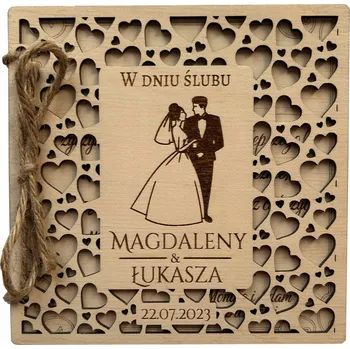 Obraz Děkovná kartička, Svatba, výročí 14 x 14 cm