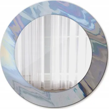 Zrcadlo Dekorativní zrcadlo s rámem Abstraktní vlny 50 cm