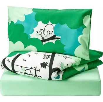 Povlečení Sada povlečení IKEA 110 x 125 cm zelená