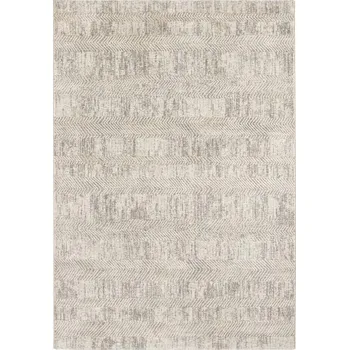 Koberec Šedo-krémový plyšový koberec premium, ELLE DECOR 80x150 cm