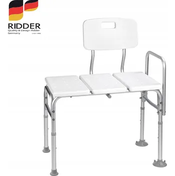 Koupelnové sedátko Lavička do vany RIDDER, nastavitelná výška, opěrka zad, nosnost 150 kg