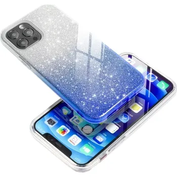 Pouzdro na mobilní telefon Pouzdro Focell Shining Huawei Y6p Stříbrná-Modrá