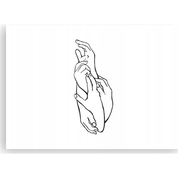 Obraz Plakát na zeď bez rámu 100x70 ruce obraz plakáty do obývacího pokoje ložnice