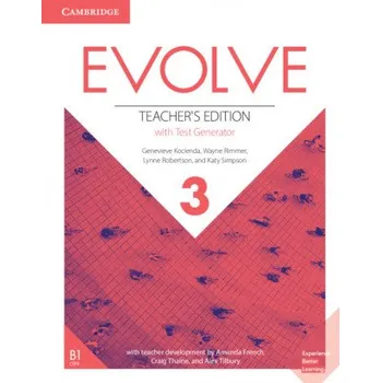 Anglický jazyk Evolve Level 3 Teacher's Edition with Test Generator – Genevieve Kocienda,Wayne Rimmer,Lynne Robertson,Katy Simpson (EN)