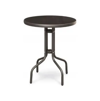 Konferenční stolek Kovový stůl kulatý 60 x 60 x 70 cm