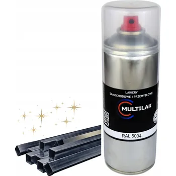 Barva ve spreji Barva ve spreji na hliník RAL 5004 Lesklá