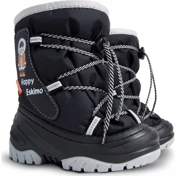 Dívčí sněhule Demar dětské sněhule černé velikost 28-29