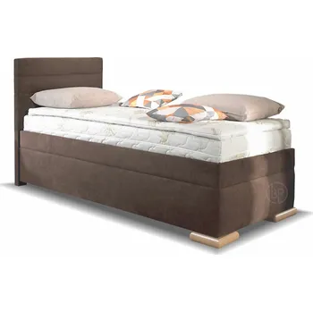 Postel Postel boxspring s hlavovým čelem VENETO, s úložným prostorem