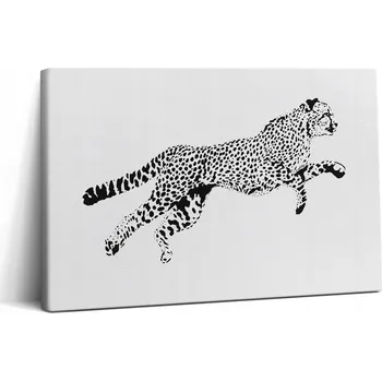 Obraz Plátěný Obraz Canvas do Ložnice Efektní Silueta Pantera 30x20 cm