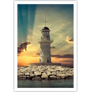 Obraz Plakát na zeď bez rámu 70x100 lampa obraz plakáty do obýváku ložnice