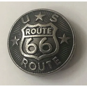ROUTE 66 odznak na šroub ozdoba