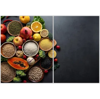 Kuchyňské prkénko Skleněná Ochranná Deska a Krájecí Prkénko | Indukce, Sporák ds-0128