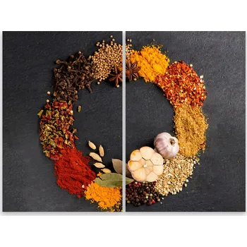 Kuchyňské prkénko Skleněná Ochranná Deska a Krájecí Prkénko | Indukce, Sporák ds-0545