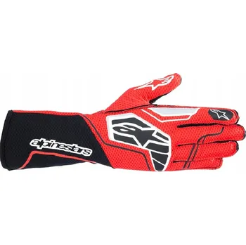 Moto rukavice Rukavice Alpinestars TECH-1 KX v4 FIA 8877-2022 červeno-černé vel