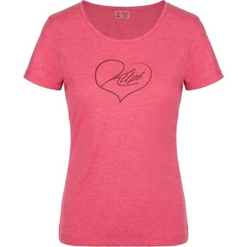 Dámské tričko Triko Kilpi Garove Barva: růžová, Velikost: 38, Pohlaví: Dámské