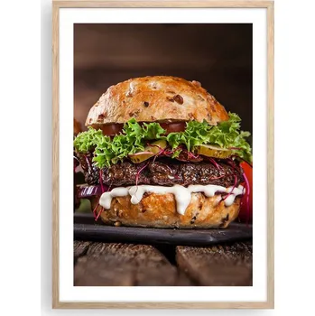 Obraz Plakát v rámu světlý dub do obýváku ložnice 50x70 gastronomie obraz